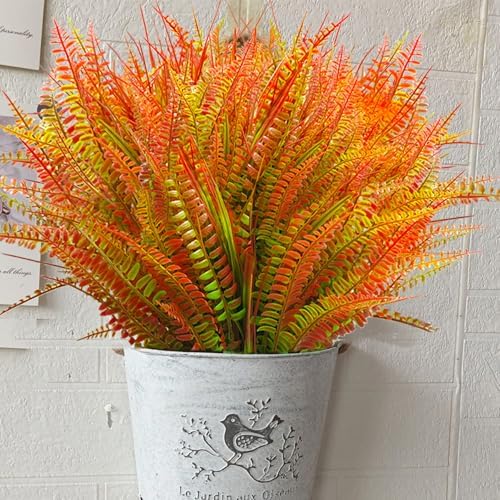 Thinktral Realistic Fake Ferns Outdoor Set 22 Pcs