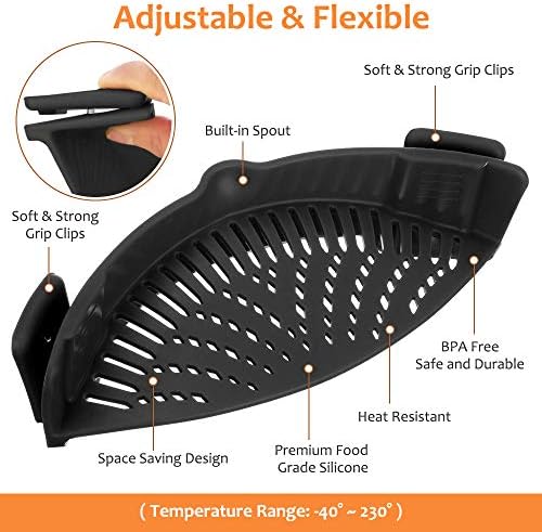 YEVIOR Clip-on Strainer