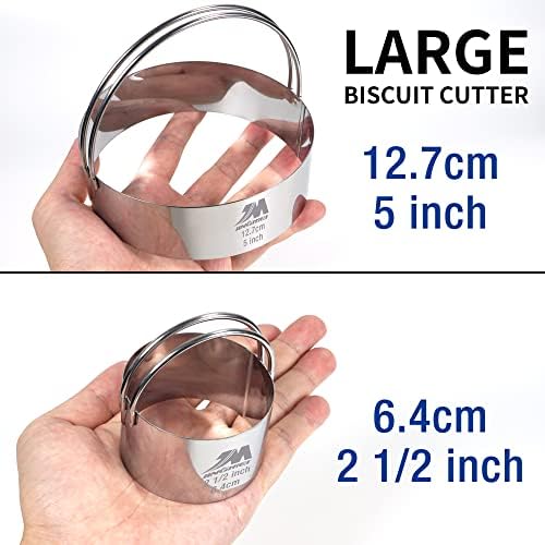 6-Piece Biscuit Cutter Set for Cookies and More