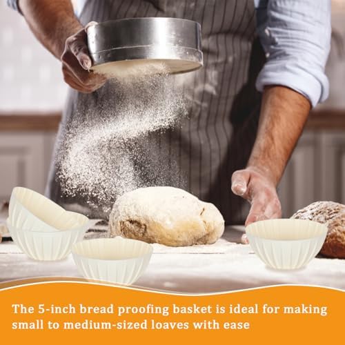 Sprinkle of Mesh silicone Sourdough Bread Proofing Baskets - 10-Piece Set