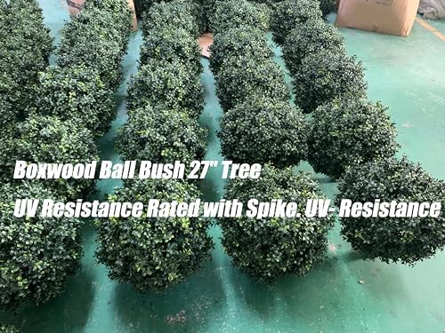 27 Boxwood Ball Bush UV Resistant