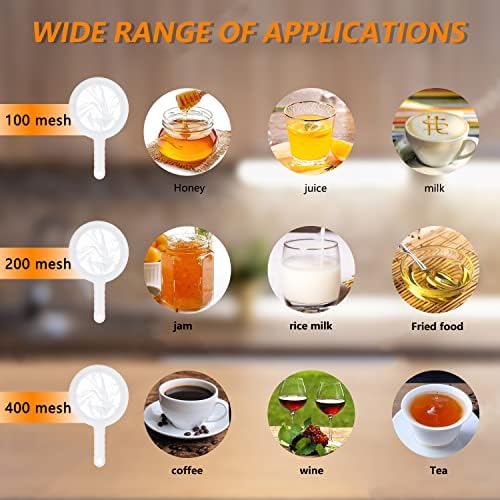 MIATTCLD Perfect for Kitchen Straining - Ultra-Fine nylon mesh with Handle