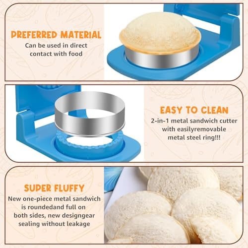 Effortless Lunch Time - Metal Sandwich Cutter