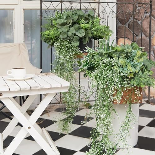 19-Piece Outdoor Boxwood Faux Plants