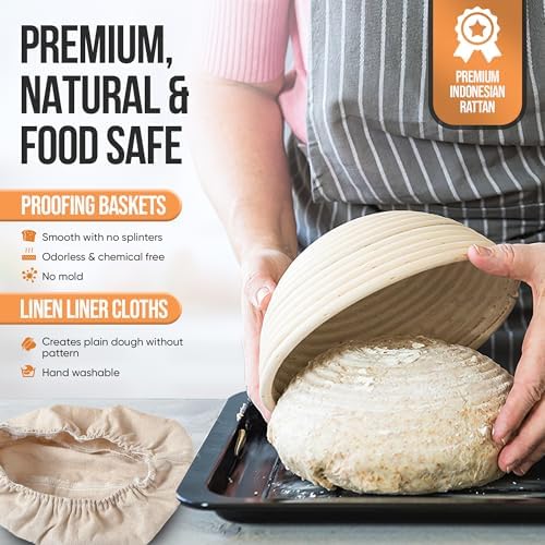 Master the Art of B sourdough with our Banneton set