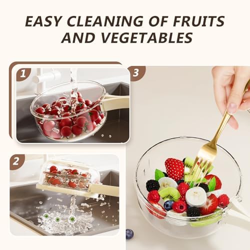 Collapsible Fruit Strainer Set for Kitchen