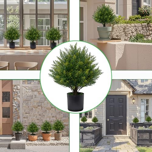 EColvant 19 Artificial Topiary Ball Tree