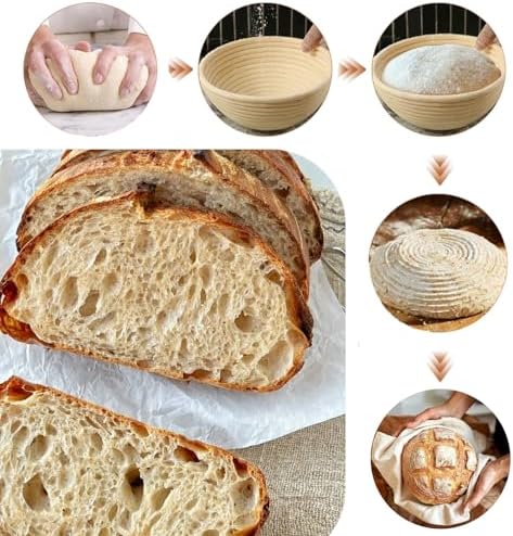 Qavinch Banneton Proofing Baskets Set of 2