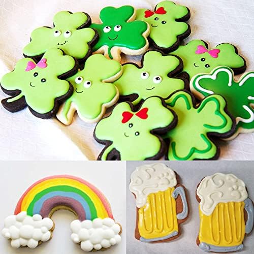 Shamrock Cutters for St Patricks 16pcs Easy Kitchen Tools