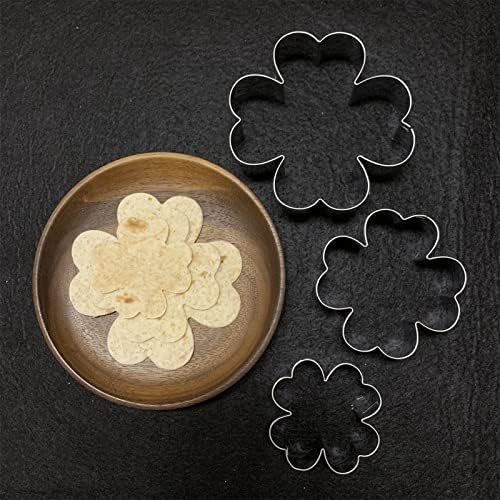St Patricks Day Four Leaf Clover Cookie Cutter Set - 35 26 2