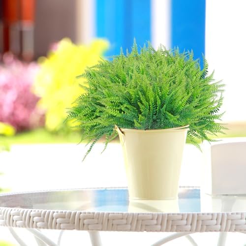 Realistic FakeBoston Fern Artificial Plant Greenery Bundle