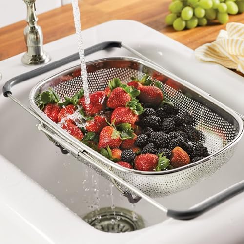 Rachael Ray Expandable Over-the-Sink Colander