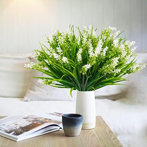 24-Bundle Realistic Synthetic Greenery for Outdoor Use