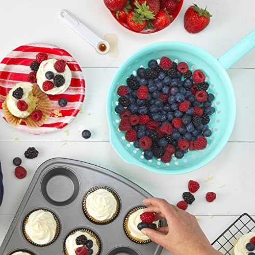GoodCook Colander Small White Effortless Cooking Tool for Kitchen Needs