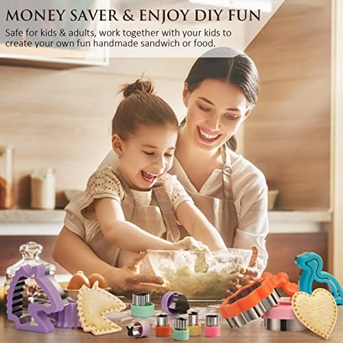 Magic of Munch - 48PCS Mega Sandwich Cutters Set for Kids