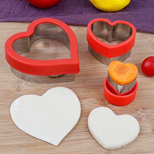 Love Heart Shape Cookie Cutters Set Mini Medium Large