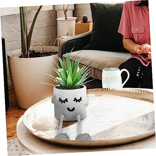 Zerodeko Cute Hanging Leg Bonsai Fake Plant Decor