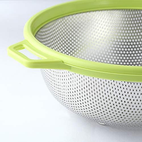 Stainless Steel Colander with Handle Kitchen Gadget