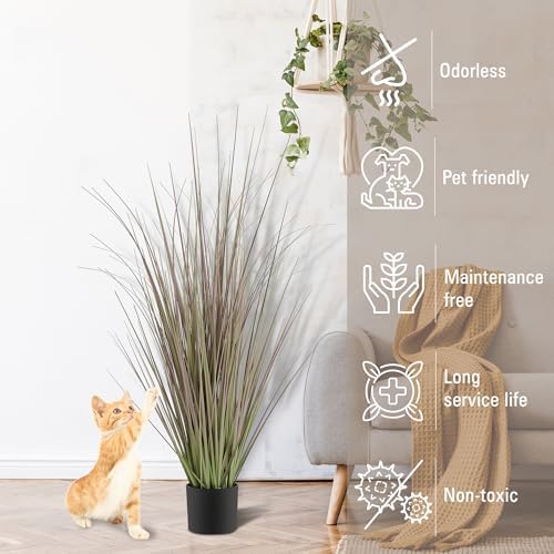 Fun 4FT Artificial Onion Grass Gift