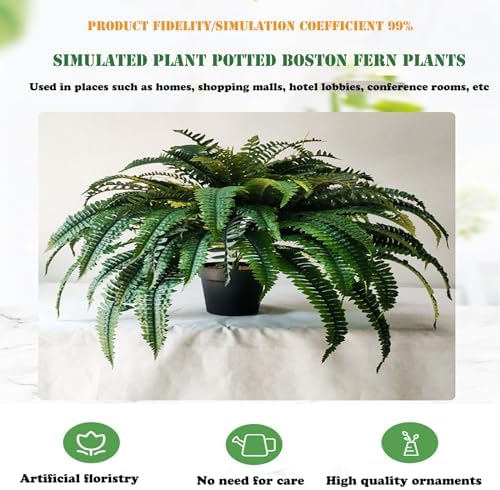 All-Way Artificial Outdoor Standing Fern Plant