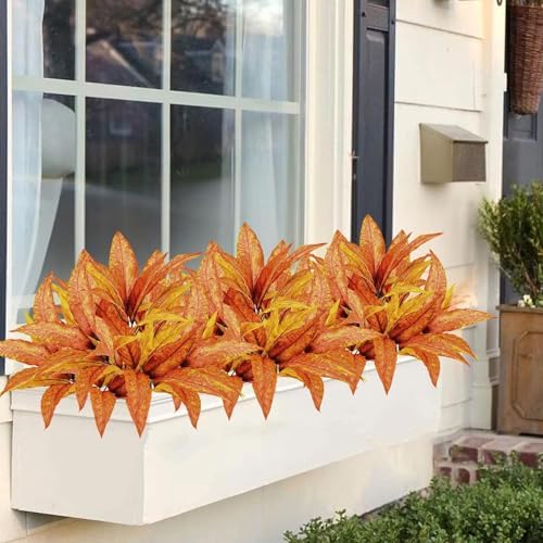 4Pcs Fake Plants for Outdoors