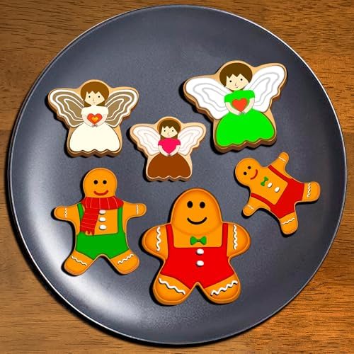 Mini Christmas Cookie Cutters for Baking and Crafting 18 Piece Set