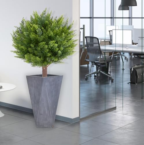 Ready to Plant Outdoor Artificial cedar Shrubs