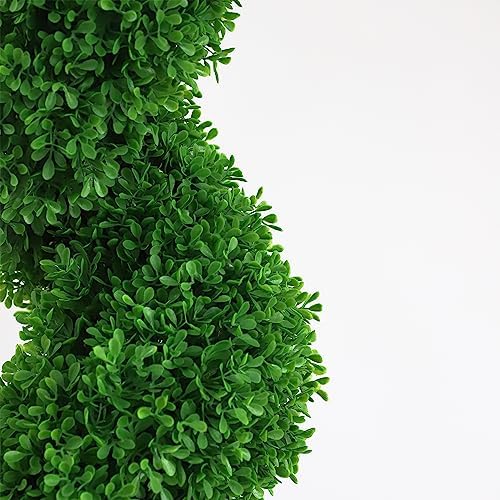 Realistic Boxwood Spiral Topiary