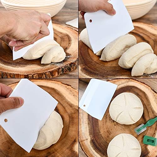 7-Piece Sourdough Banneton Basket Set for Perfect