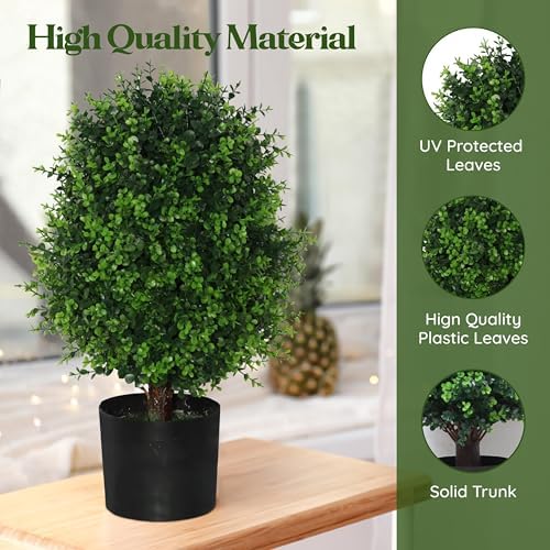 Elegant Fake Cedar Tree Topiary
