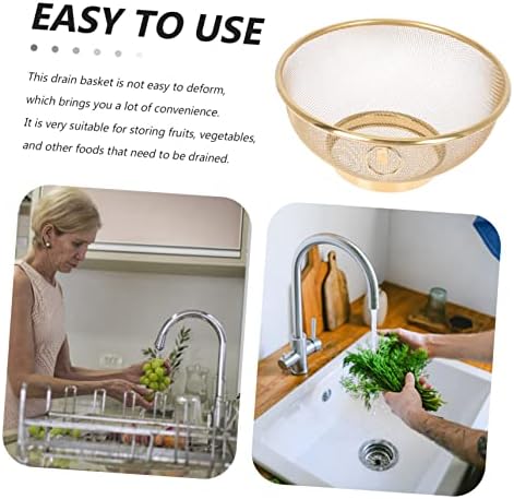 Stainless Steel Fine Mesh Colander for Kitchen Use