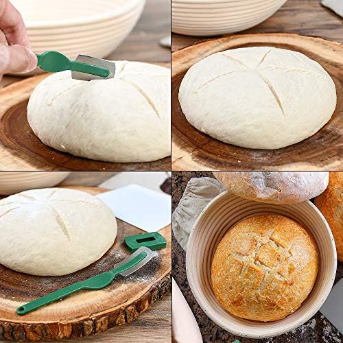 7-Piece Sourdough Banneton Basket Set for Perfect