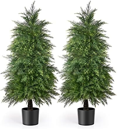 High-Quality Cedar Topiaries for Front Porch Dcor