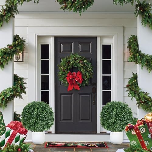 Instantly transform your space with bright realistic artificial topiaries