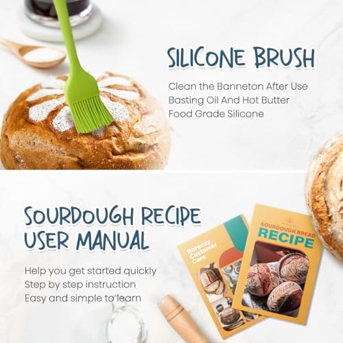 RORECAY Sourdough Breads Proofing Basket Set