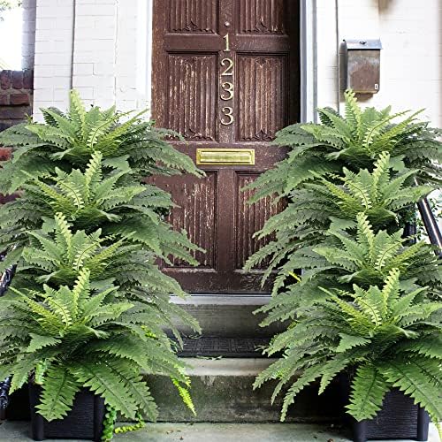 Large Fake Ferns with Silk Leaves Boston Fern Bundle