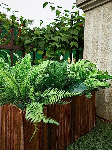14 Bunch Realistic Fake Plants Outdoor Decor