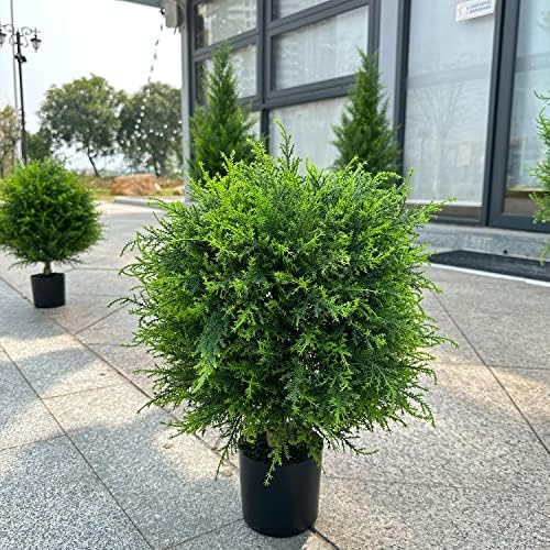 Artificial Topiary Cedar Ball Tree for Home Garden