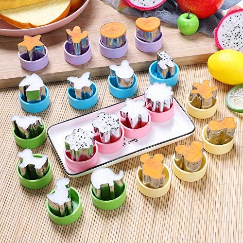 Perfect for Kids - 15 Vegetable Cutter Shapes Set