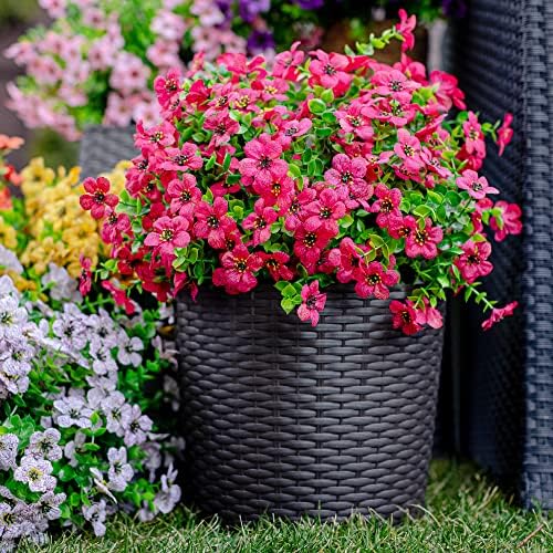 16 Outdoor Artificial Flowers for a Chearming Damage