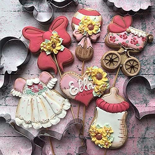LILIAO Baby Shower Cookie Cutter Set - Perfect for Sugar Cookies