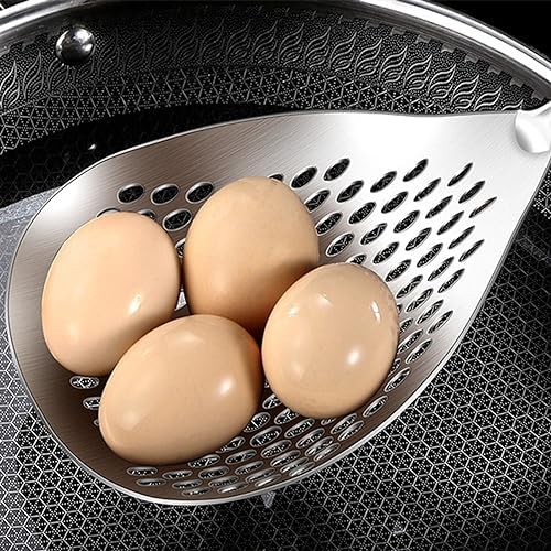 EGGPOD Mesh Strainer for Kitchen Silver
