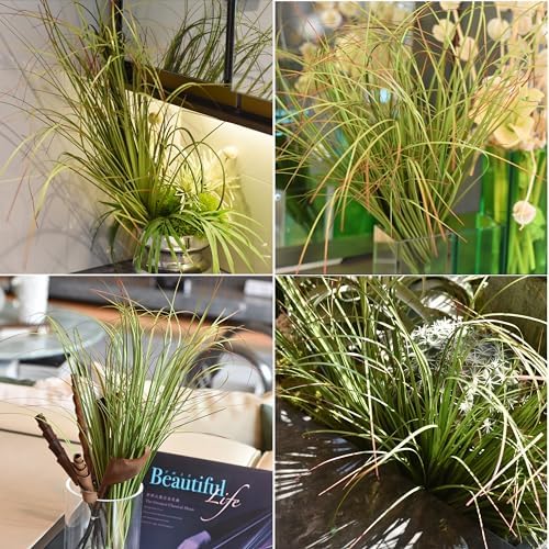 16PCS Realistic Fake Outdoor Grass