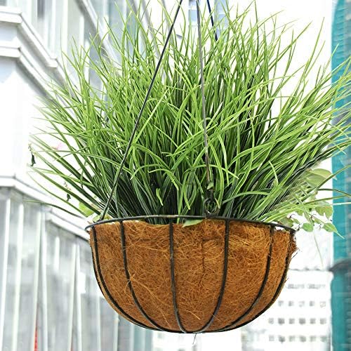 8-Bundle Fake Wheat Grass Bushes Outdoor