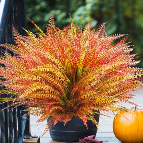 Thinktral Realistic Fake Ferns Outdoor Set 22 Pcs