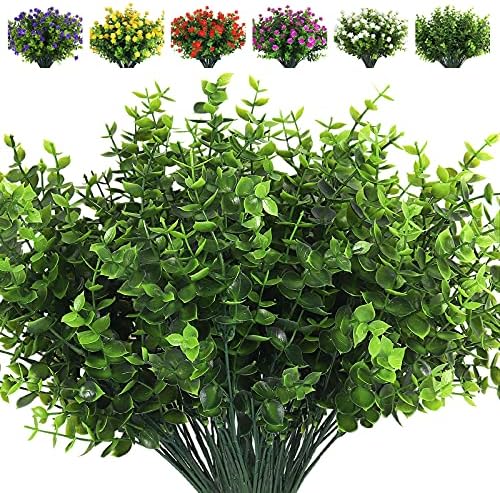 Eco-Friendly Eucalyptus Fake Plants Bundle