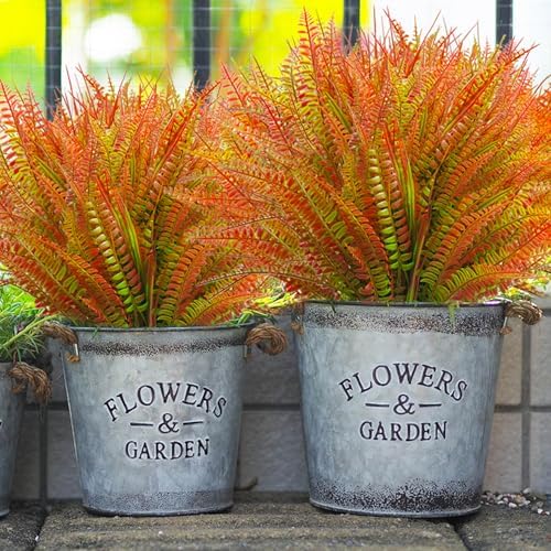 Thinktral Realistic Fake Ferns Outdoor Set 22 Pcs