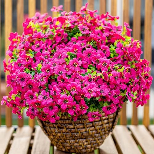 16 Outdoor Artificial Flowers for a Chearming Damage