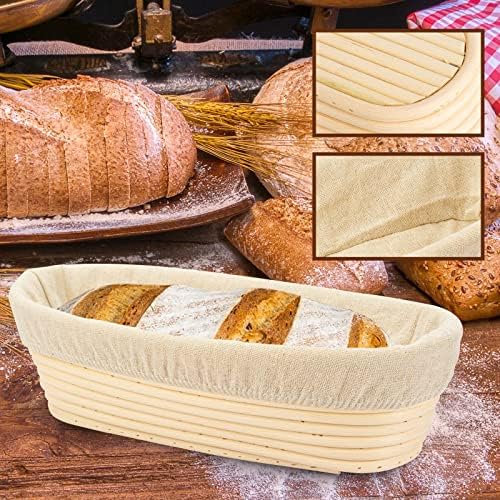 Stormshopping 118in Oval Banneton Proofing Basket Artisan Bakery Tool