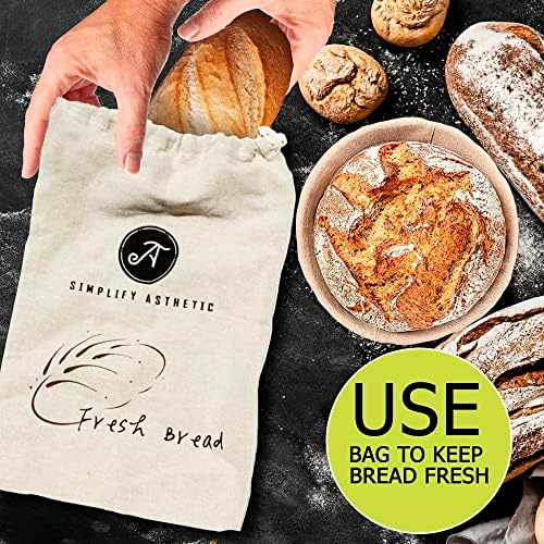 Banneton Bread Proofing Basket Set for Sourdough Baking